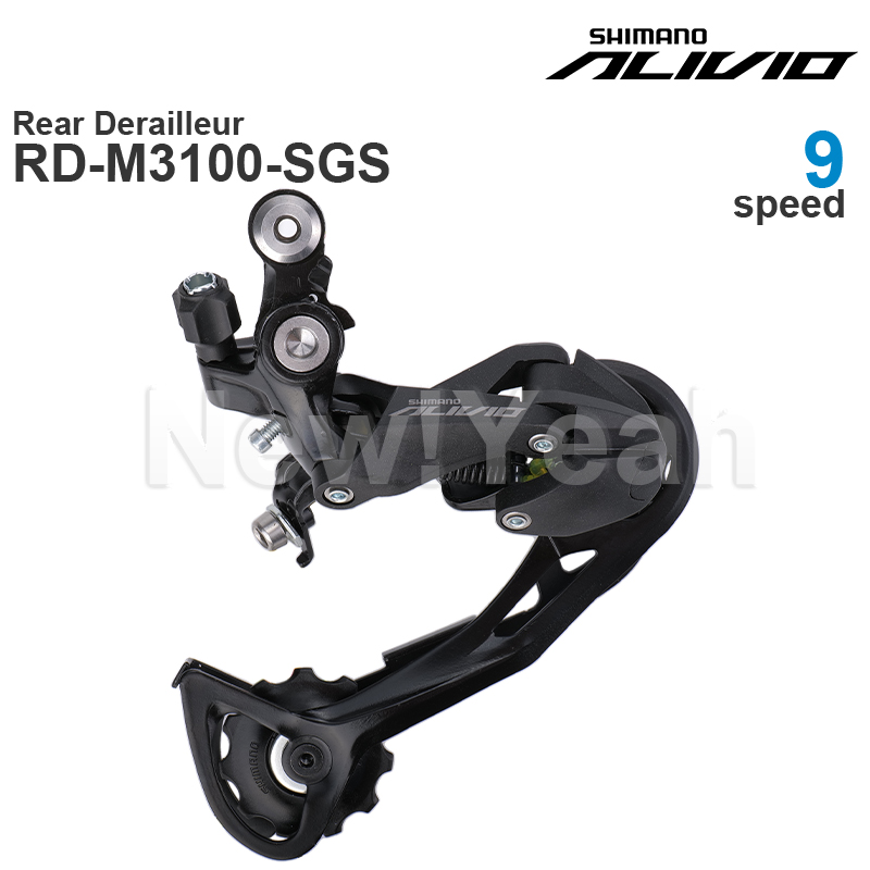 Rear Derailleur Shadow - SHIMANO ALIVIO M3100 9V 9 Kecepatan