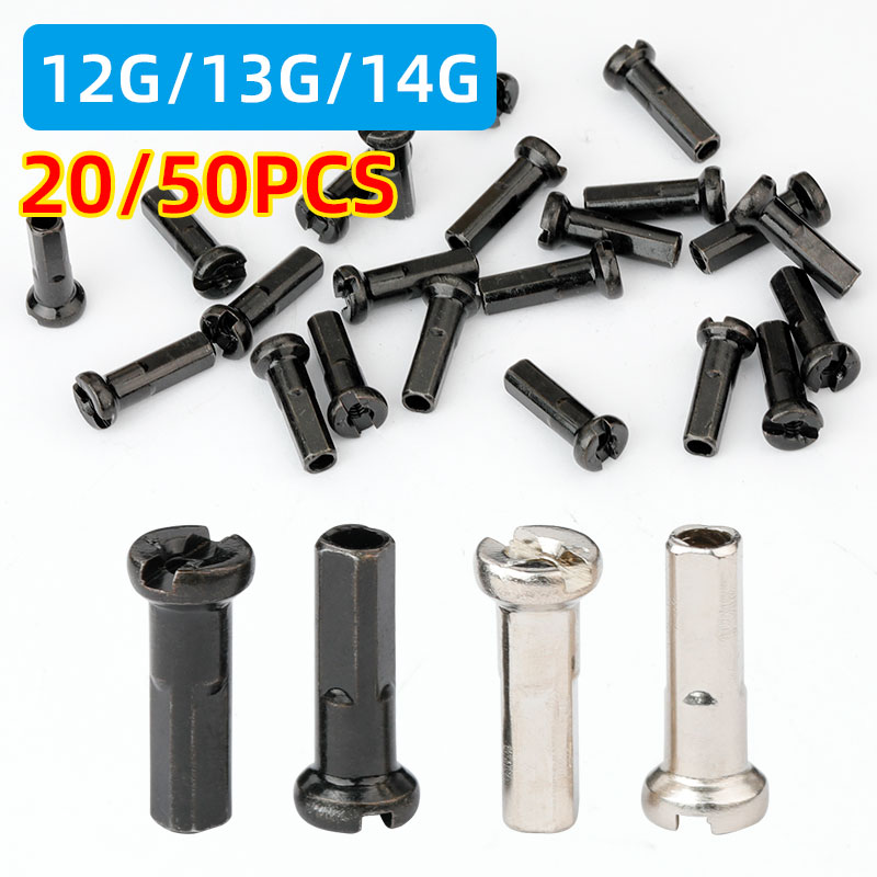 Spoke Nipple Brass - 20/50 Buah Nipple Tembaga 14G 13G