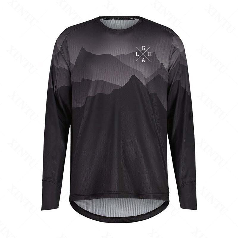 Mountain Biking Wallpaper - Jersey Sepeda Motor Pria Lrga MTB
