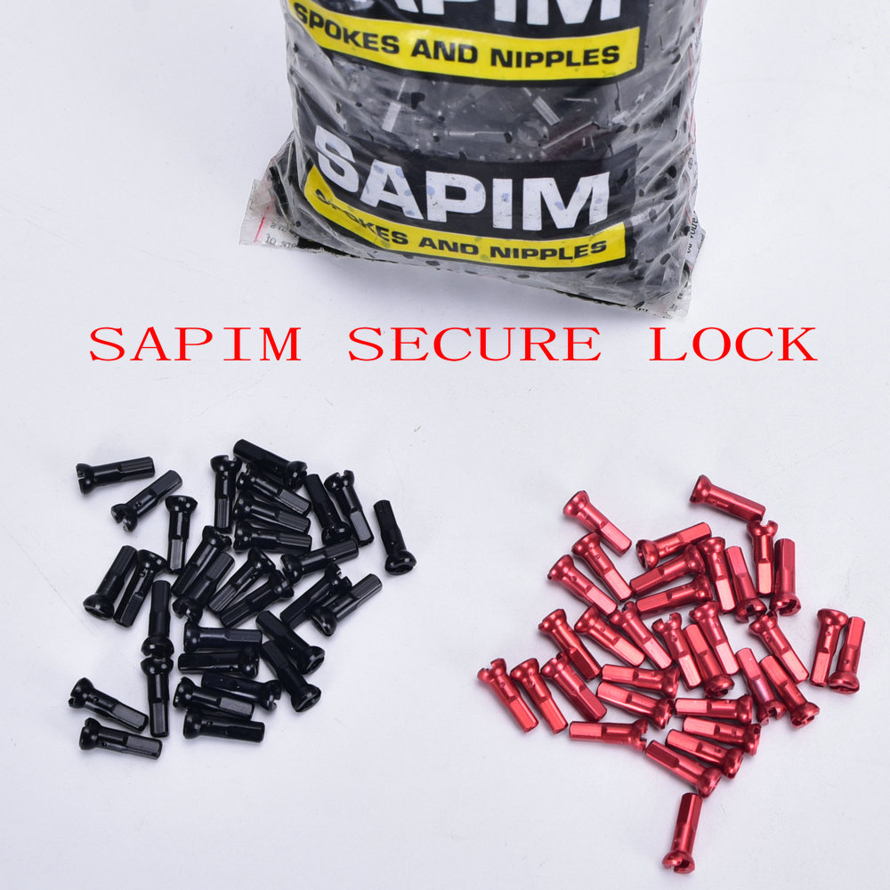 Spoke Nipple Brass - SAPIM SECURE LOCK NIPPLES EXTERNAL Hitam