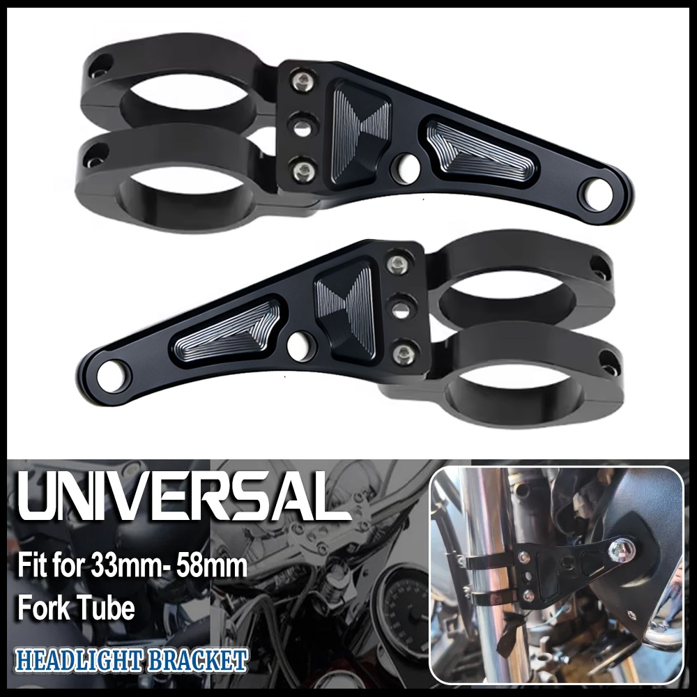 Mountain Biking Derby - Klem Dudukan Lampu Depan Universal 33mm-58mm,