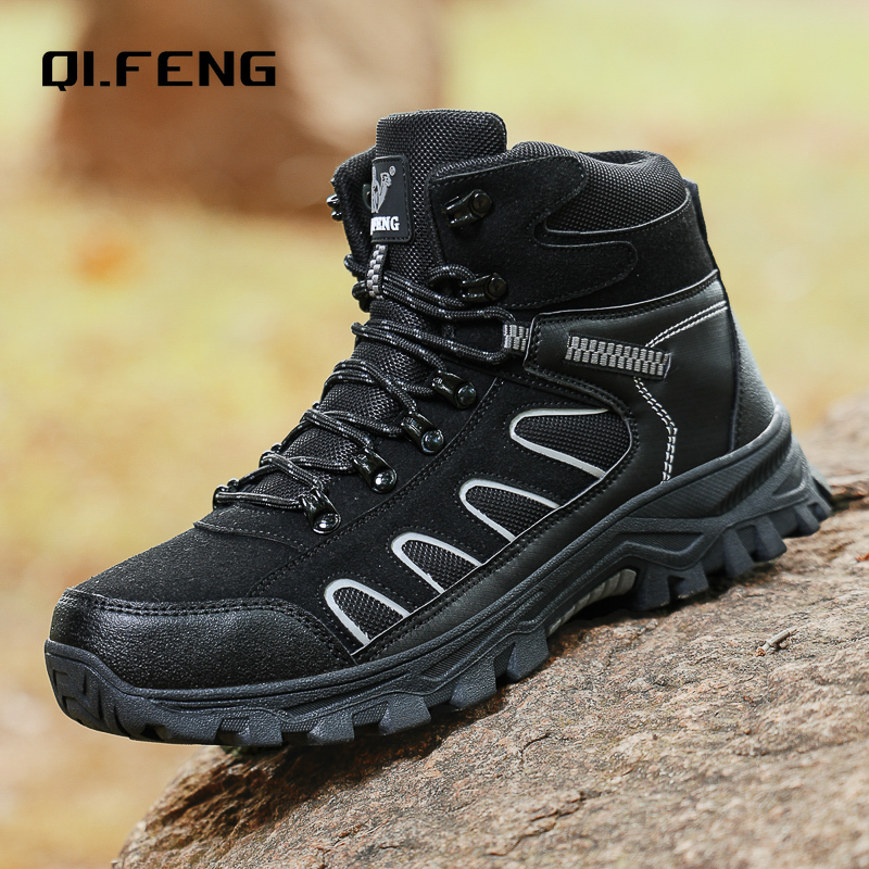 Men'S Mountain Biking Shoes - Sepatu Bot Tinggi Pria Ukuran Besar