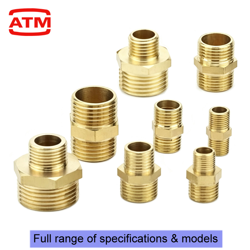 Spoke Nipple Brass - Sambungan Pipa Kuningan Hex Nipple Fitting