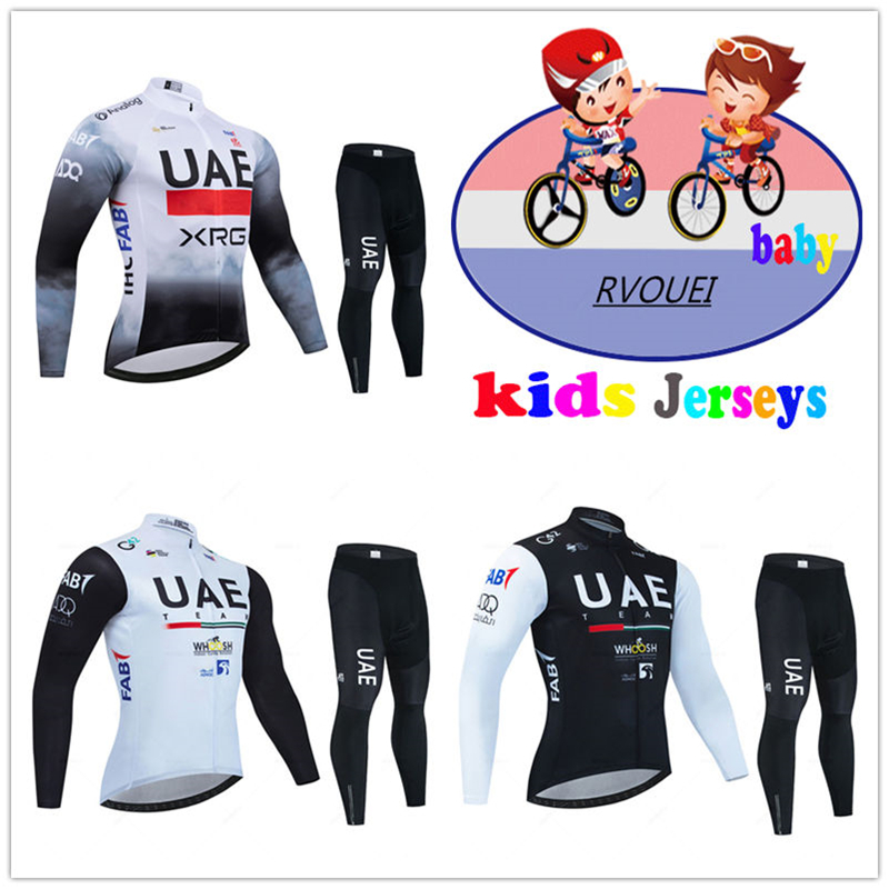 Mountain Biking Uae - Pakaian Bersepeda Bayi Tim Uae Set