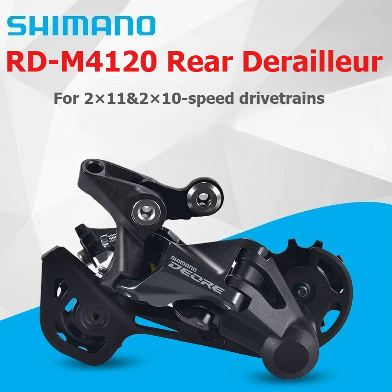 SHIMANO DEORE RD M4100 M4120 R - Rear Derailleur Shadow ulasan dan harga