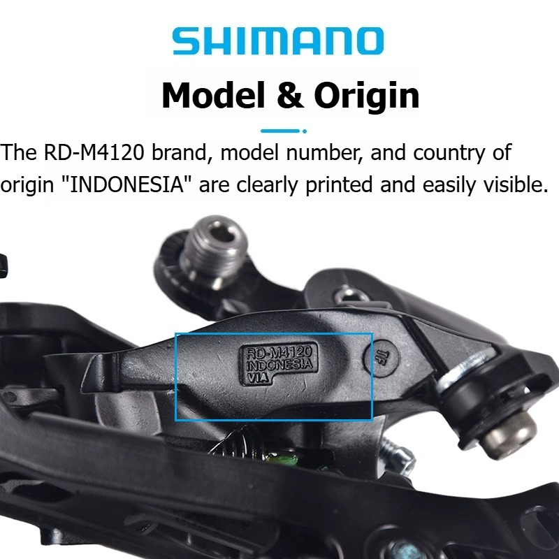 SHIMANO DEORE RD M4100 M4120 R - Rear Derailleur Shadow ulasan dan harga
