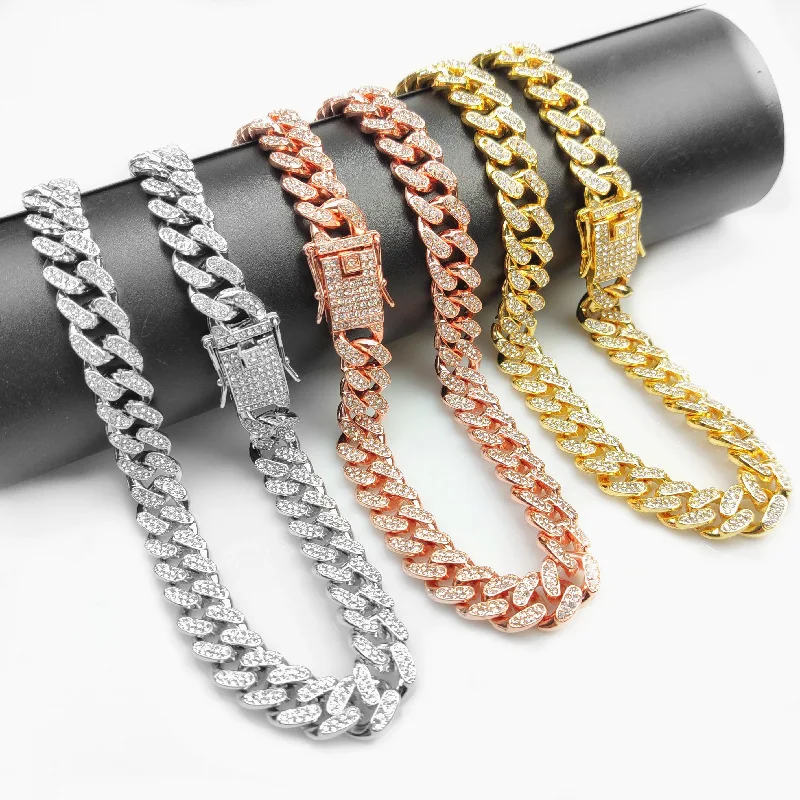 Berlian imitasi kalung rantai  - Chain Quick Link ulasan dan harga