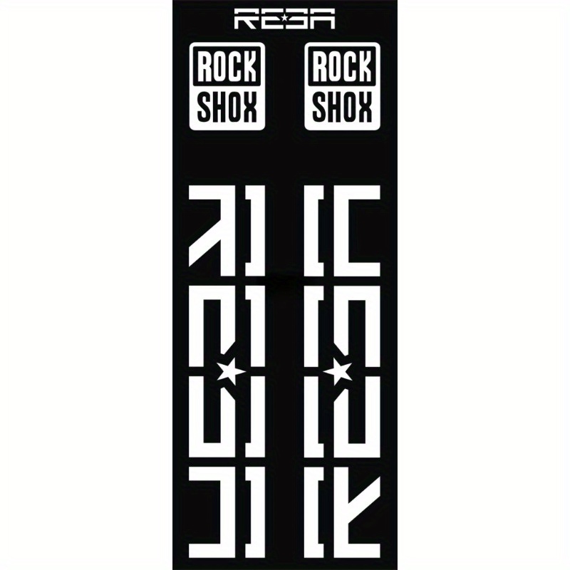 ROCKSHOX REBA Set Stiker Garpu - Mountain Biking Body Armour ulasan dan harga