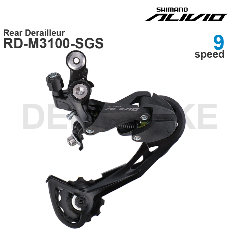Grupset SHIMANO ALIVIO M3100 S - Rear Derailleur Shadow ulasan dan harga