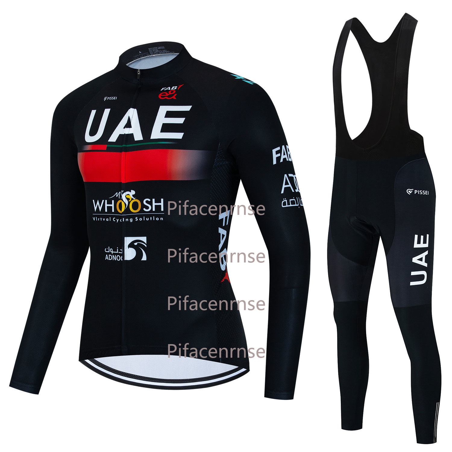 Set Jersey Bersepeda Pria Uae  - Mountain Biking Uae ulasan dan harga