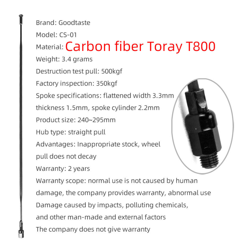 Serat Karbon Jari-jari Tarik L - Spoke Nipple Brass ulasan dan harga