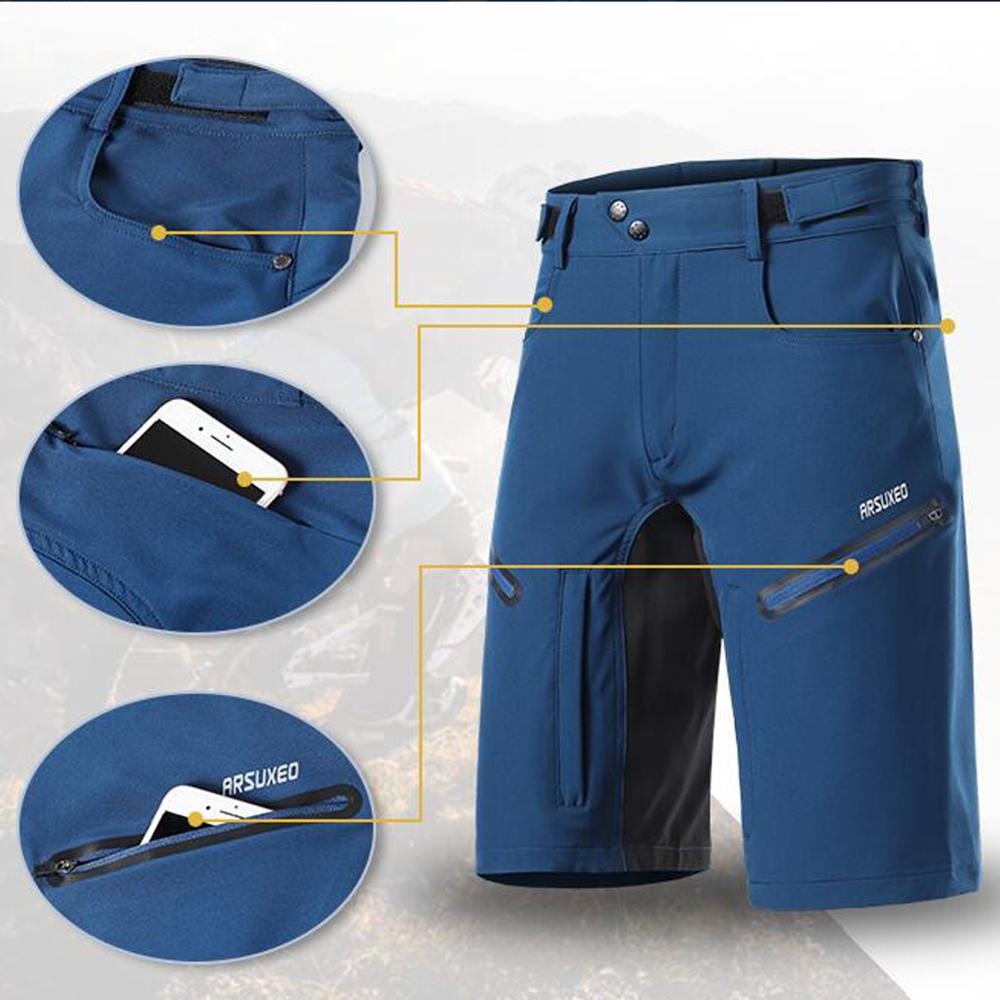 ARSUXEO Celana Pendek Berseped - Mountain Biking Body Armour ulasan dan harga
